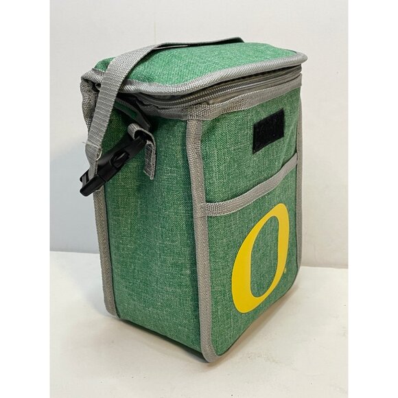NCAA Oregon Ducks insulated lunch bag soft cooler tote 9 1/2" x 6 1/2" x 4 1/2" - Picture 3 of 16
